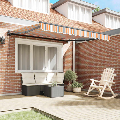 Tenda Retrattile Blu e Arancione 300 x 250 cm