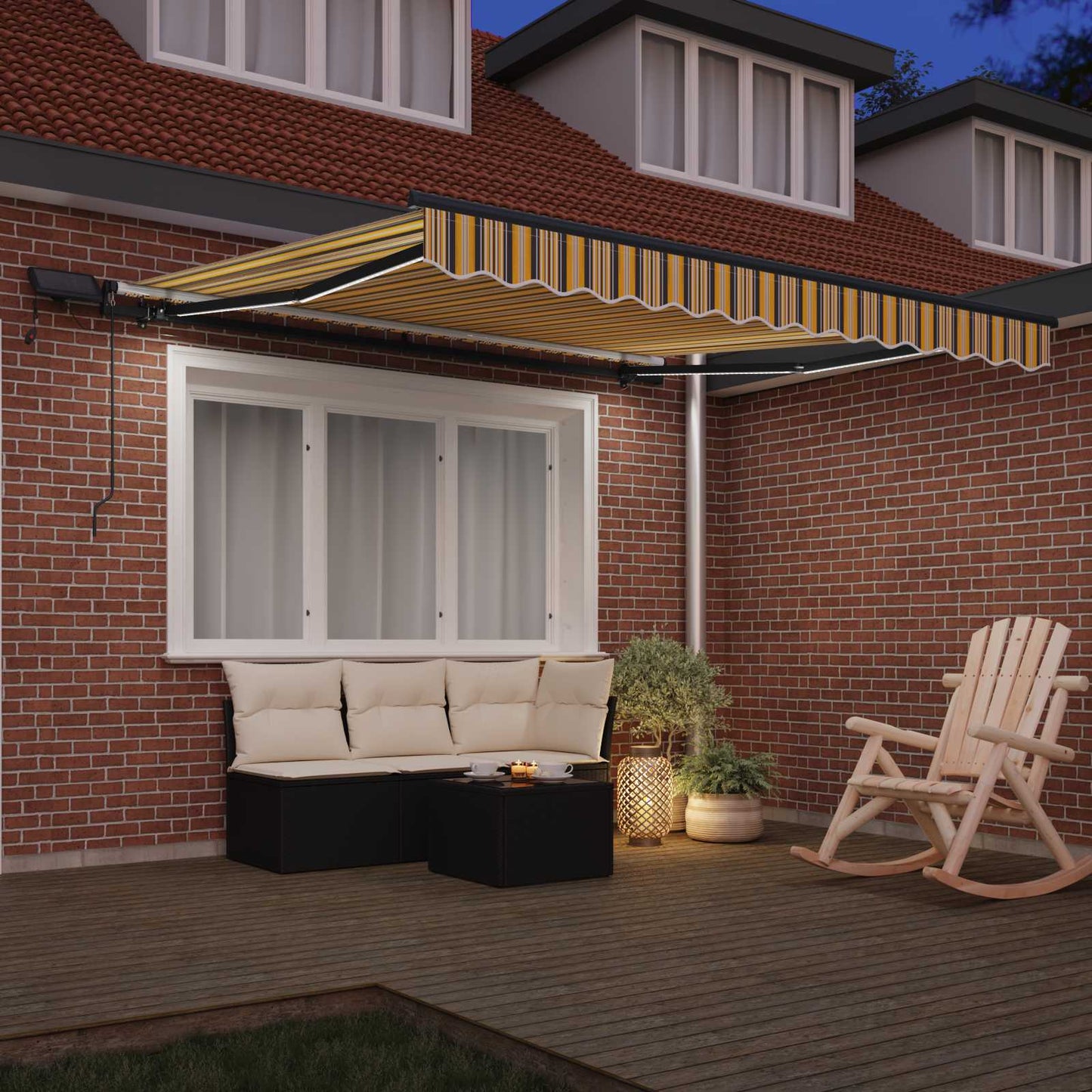 Tenda Retrattile Multicolore 300 x 250 cm Tessuto