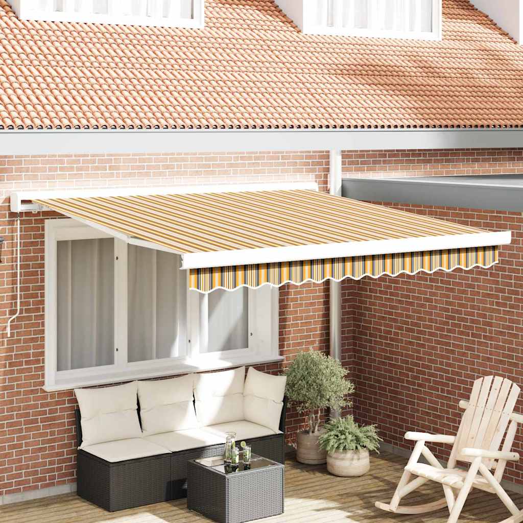 Tenda Retrattile Multicolore 300 x 250 cm Tessuto e Metallo