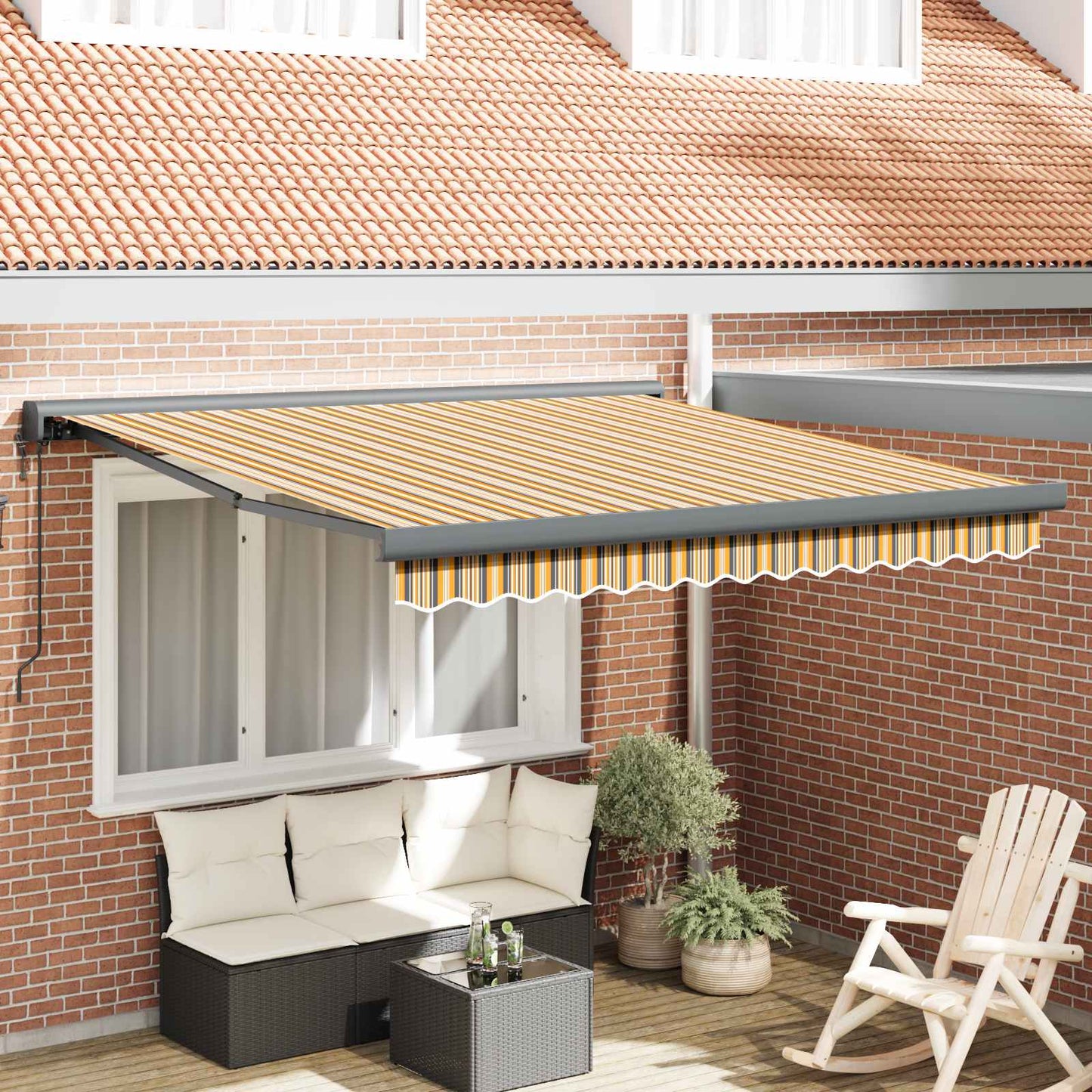Tenda da Sole Multicolore 300 x 250 x 165 cm