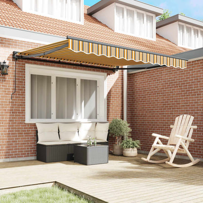 Tenda Retrattile Giallo e Grigio 300 x 250 cm