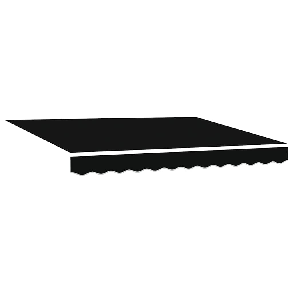 Tenda Retrattile Nero 300 x 250 cm Poliestere e Metallo