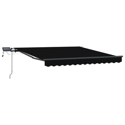 Tenda Retrattile Nero 300 x 250 cm Tessuto