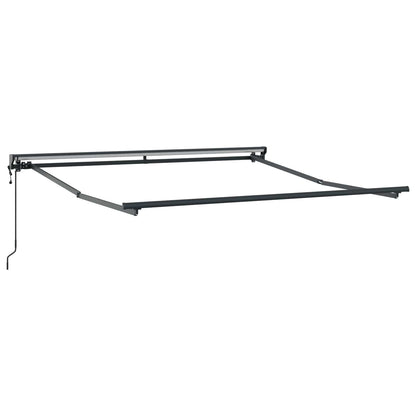 Tenda Retrattile Nero 300 x 250 cm Alluminio e Tessuto