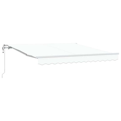 Tenda Retrattile Bianco 300 x 250 cm Tessuto