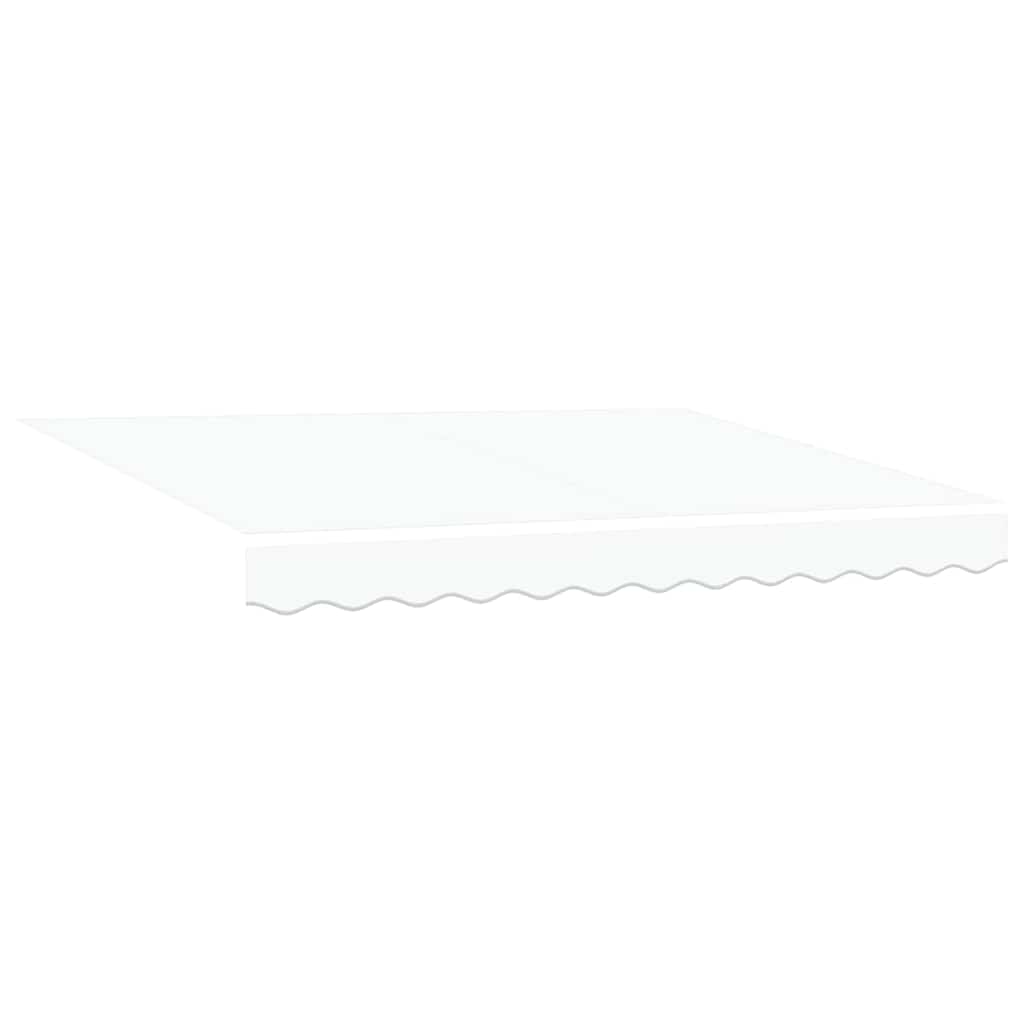 Tenda Retrattile Bianco 300 x 250 cm Poliestere e Metallo