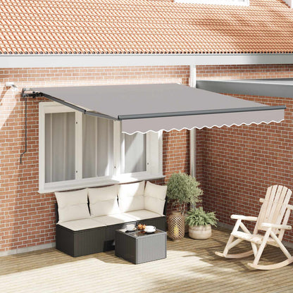 Tessuto per Tenda con Grigio chiaro 300 x 250 cm Poliestere