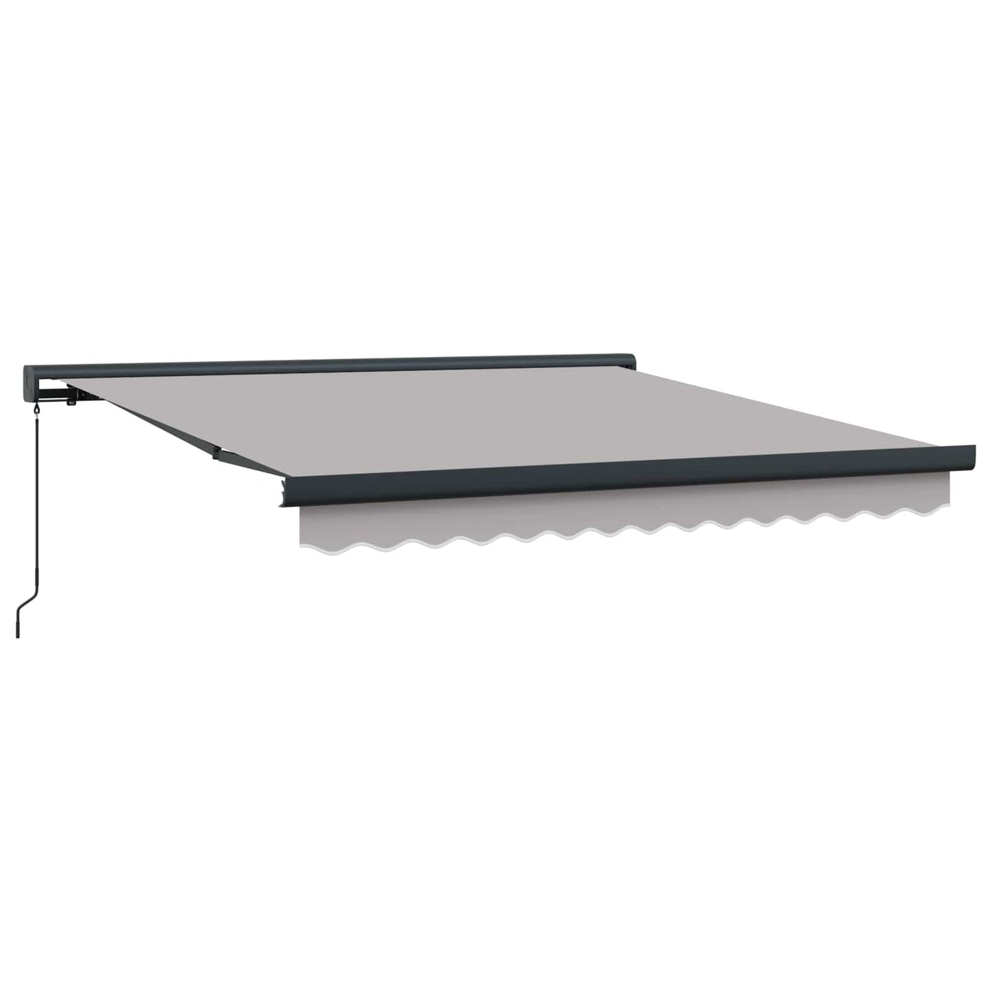 Tenda Retrattile Grigio chiaro 300 x 250 cm Tessuto e Metallo
