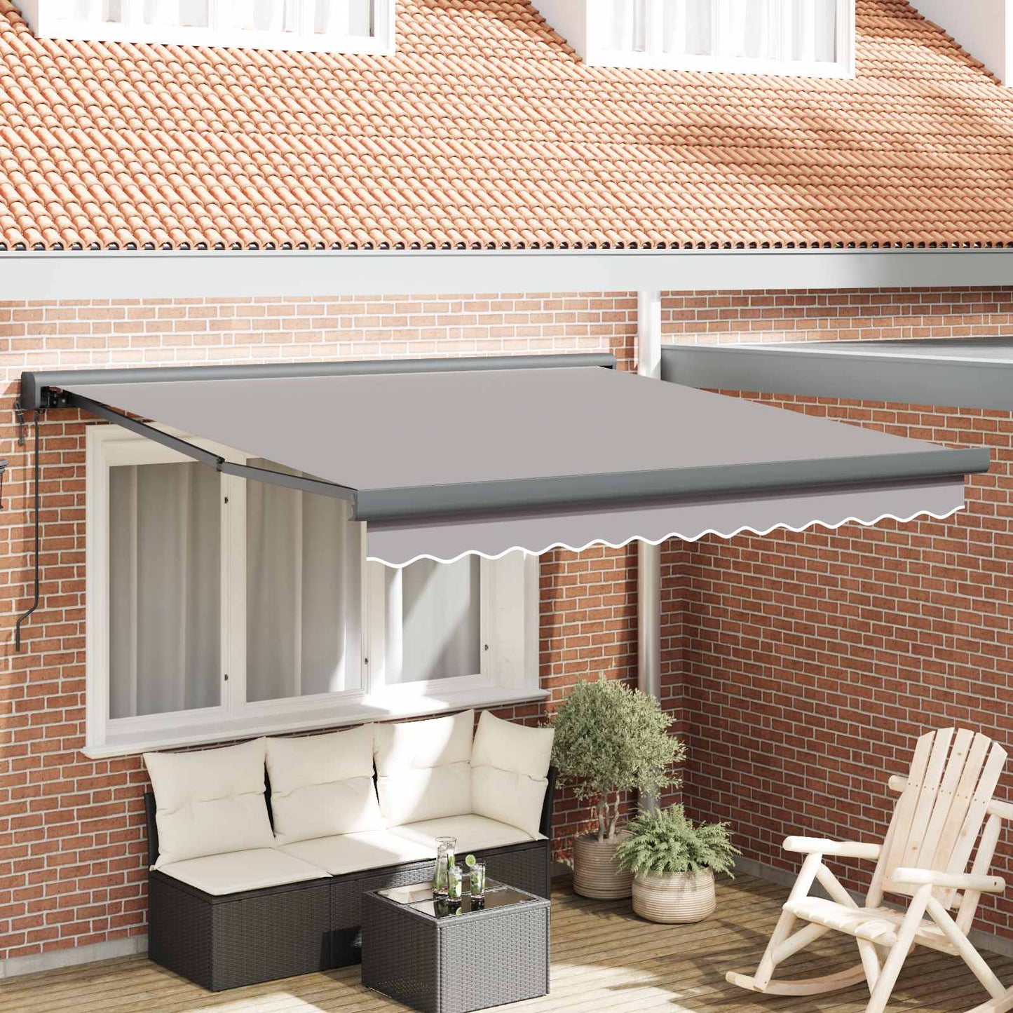 Tenda da Sole Grigio chiaro 300 x 250 x 165 cm