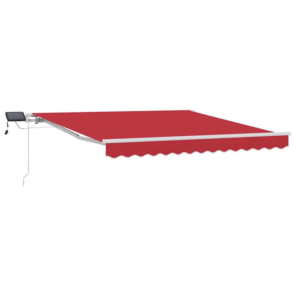 Tenda Retrattile Rosso 300 x 250 cm Tessuto e acciaio