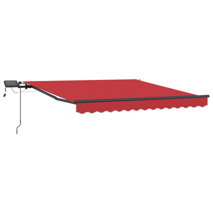 Tenda Retrattile Rosso 300 x 250 cm Tessuto