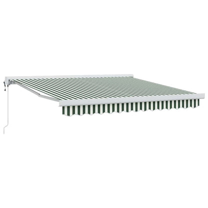Tenda da Sole Verde e Bianco 300 x 250 x 165 cm