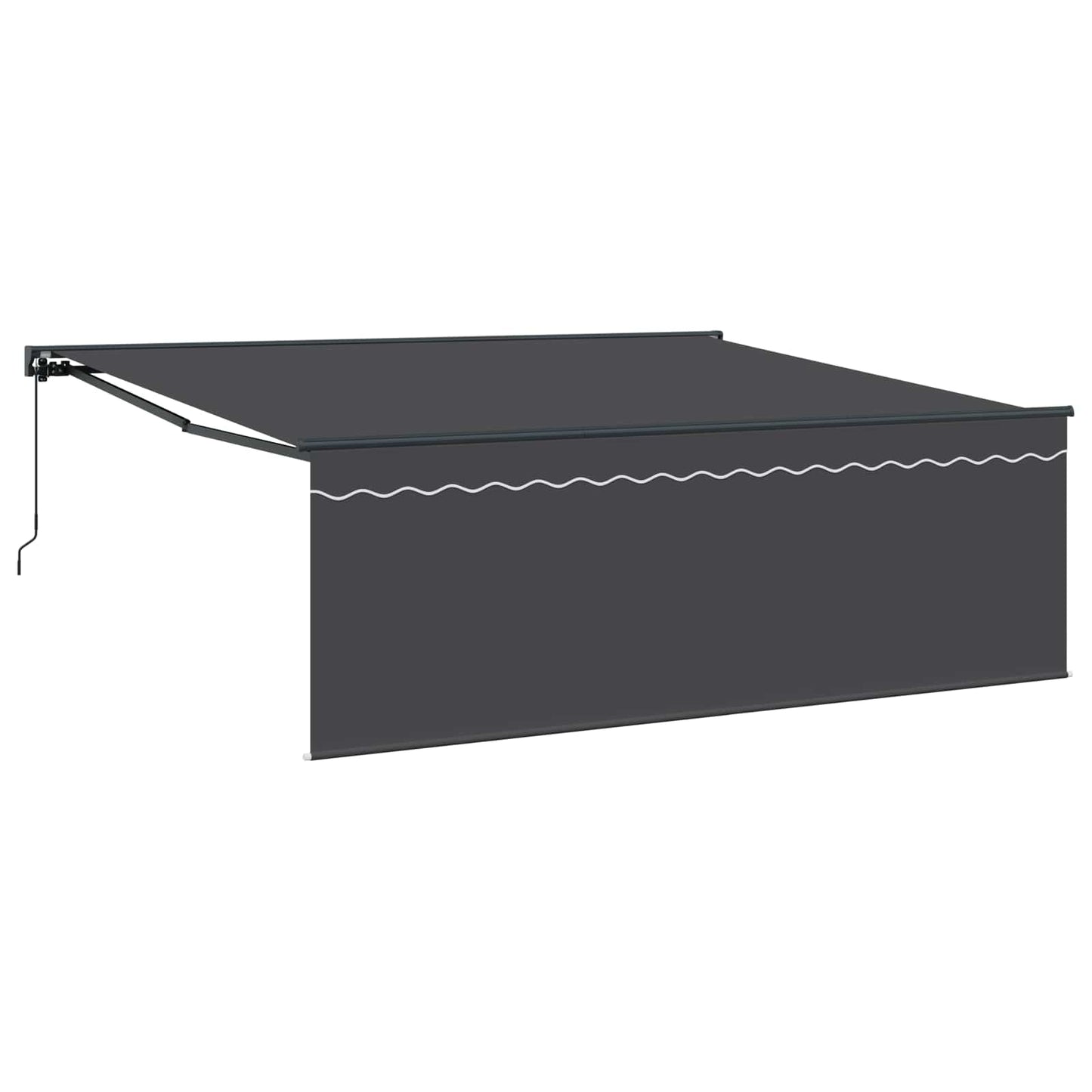 Tenda Retrattile Giallo e Bianco 350 x 250 cm
