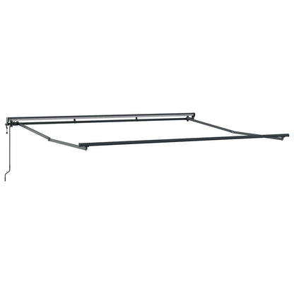 Tessuto per Tenda arancione e marrone 350 x 250 cm Poliestere
