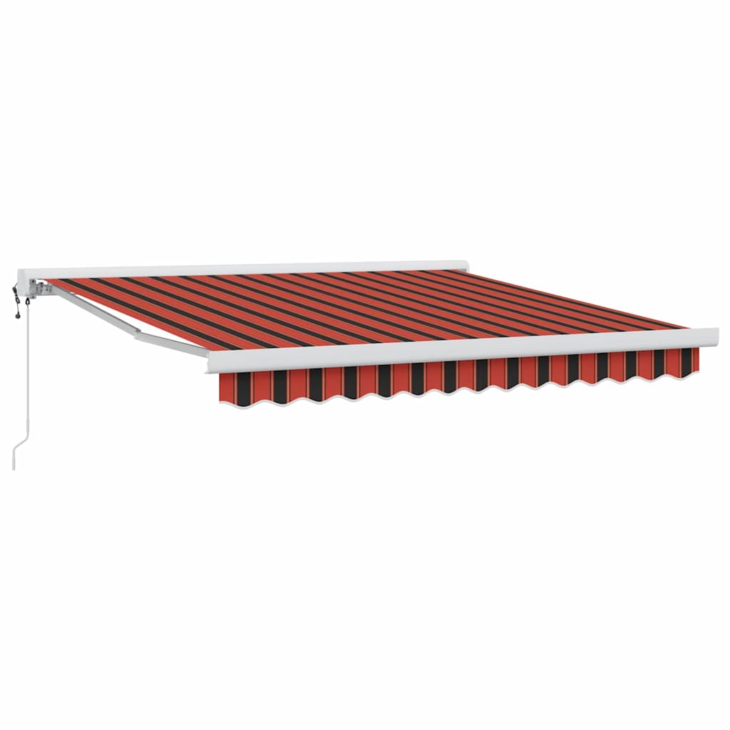 Tenda da Sole Rosso e Nero 350 x 250 x 165 cm