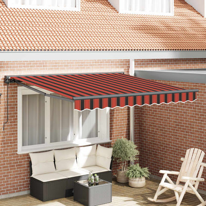 Struttura della tenda Arancione e Nero 350 x 250 cm