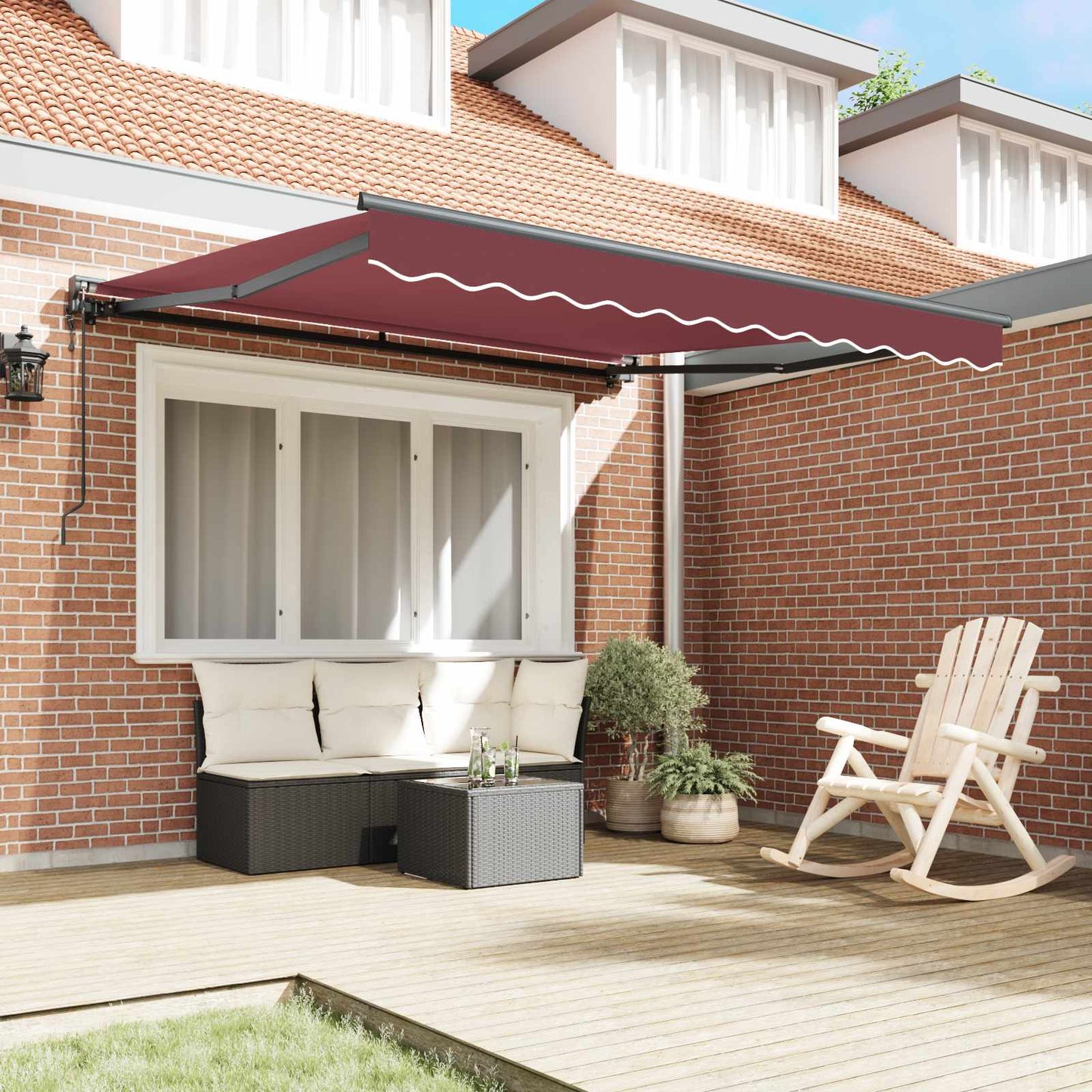 Struttura della tenda Borgogna 350 x 250 cm