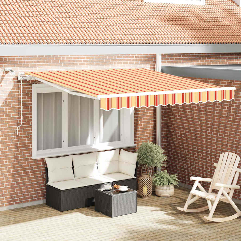 Tenda Retrattile Giallo e Arancione 350 x 250 cm