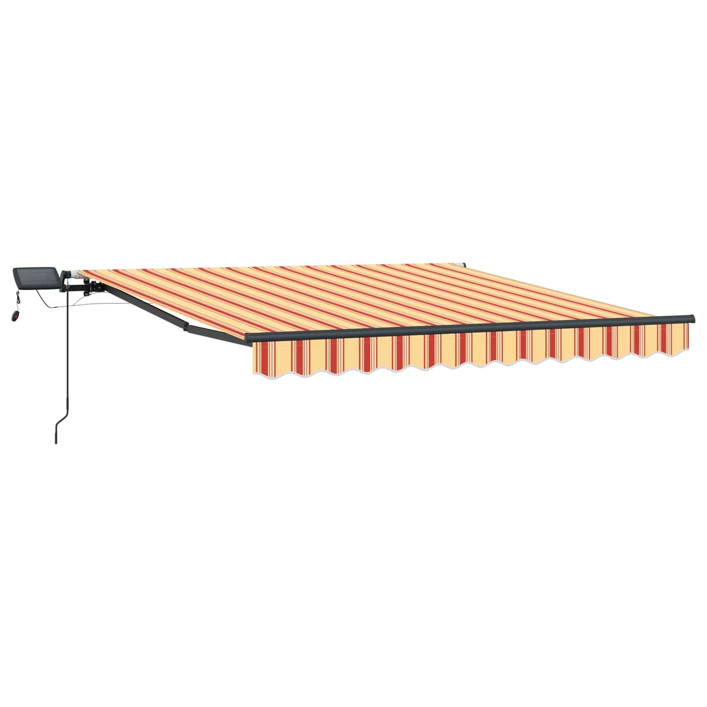 Tenda Retrattile giallo e arancione 350 x 250 cm Tessuto