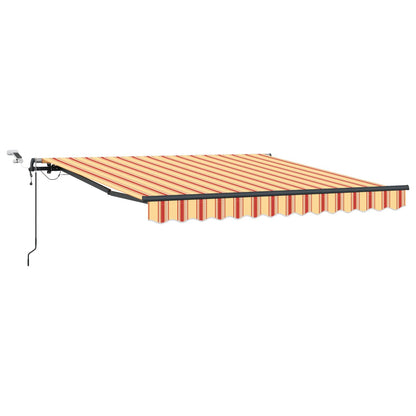Tessuto per Tenda Giallo e Arancione 350 x 250 cm Poliestere