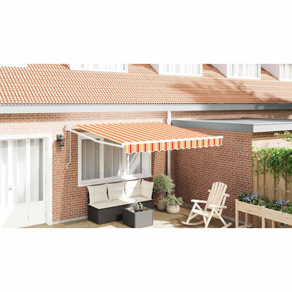 Tenda da Sole Giallo e Arancione 350 x 250 x 165 cm Poliestere