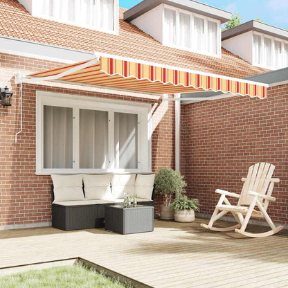 Tenda da Sole Giallo e Arancione 350 x 250 x 165 cm Poliestere