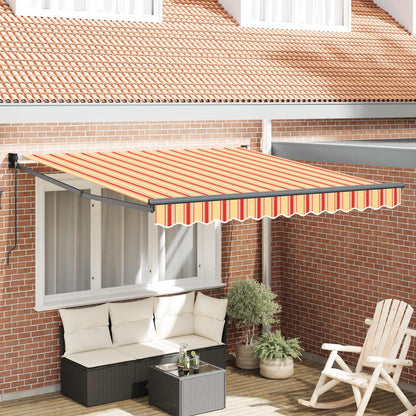 Tenda da Sole Giallo e Arancione 350 x 250 x 165 cm Poliestere