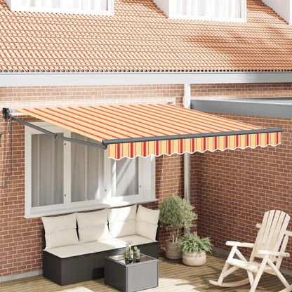 Tenda da Sole Giallo e Arancione 350 x 250 x 165 cm Poliestere