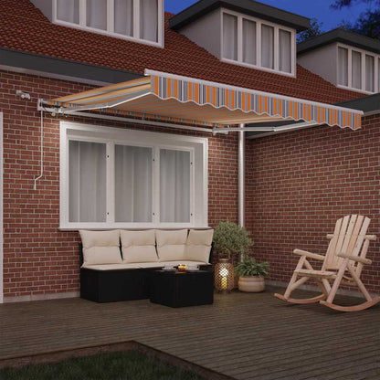 Tenda Retrattile Multicolore 350 x 250 cm Poliestere e Metallo