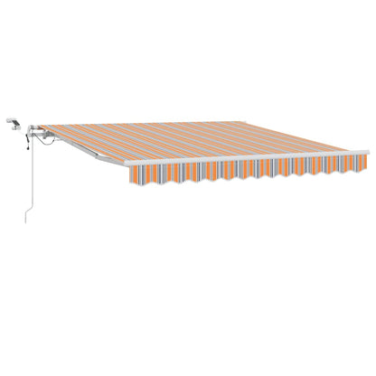Tenda Retrattile Multicolore 350 x 250 cm Poliestere e Metallo