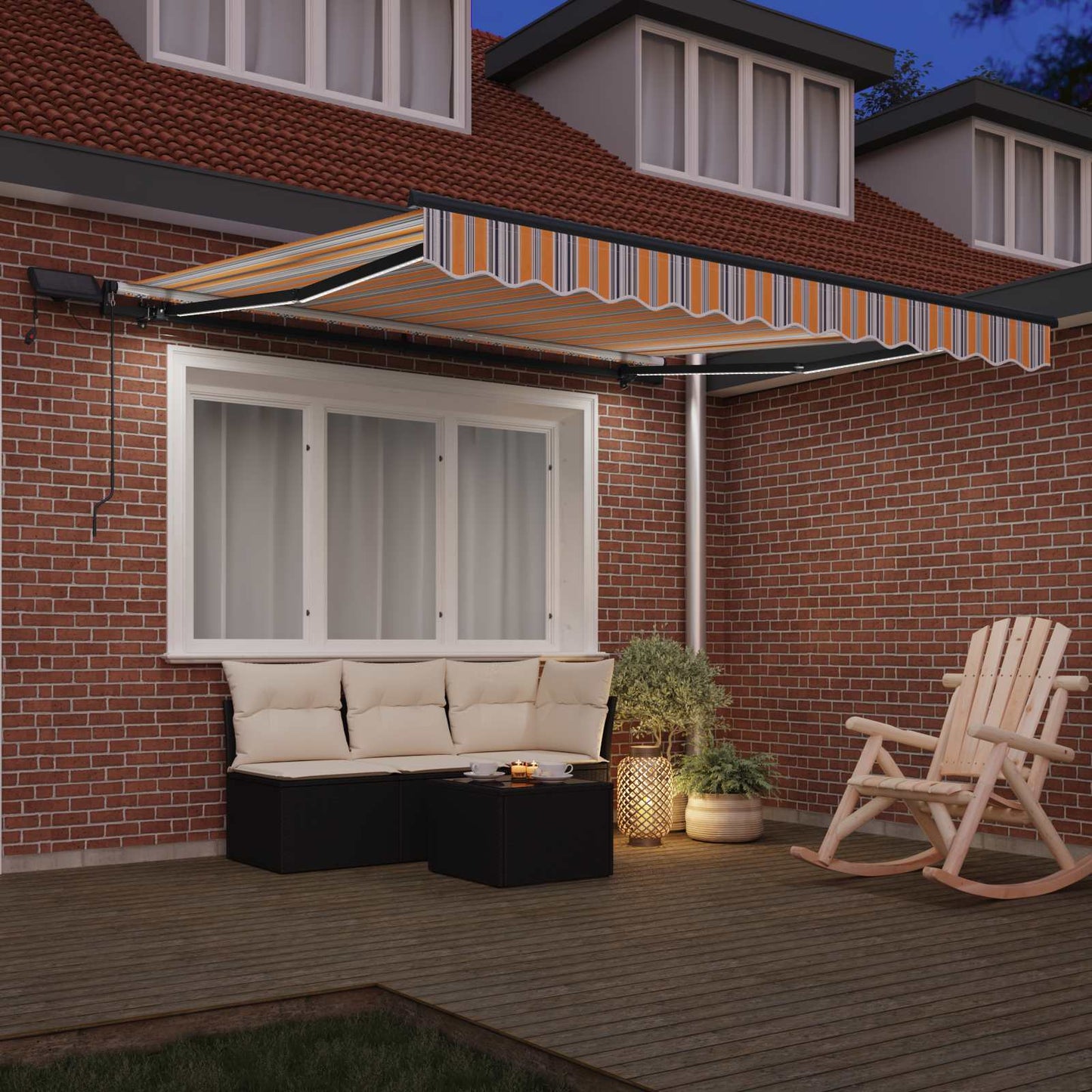 Tenda Retrattile Multicolore 350 x 250 cm Tessuto