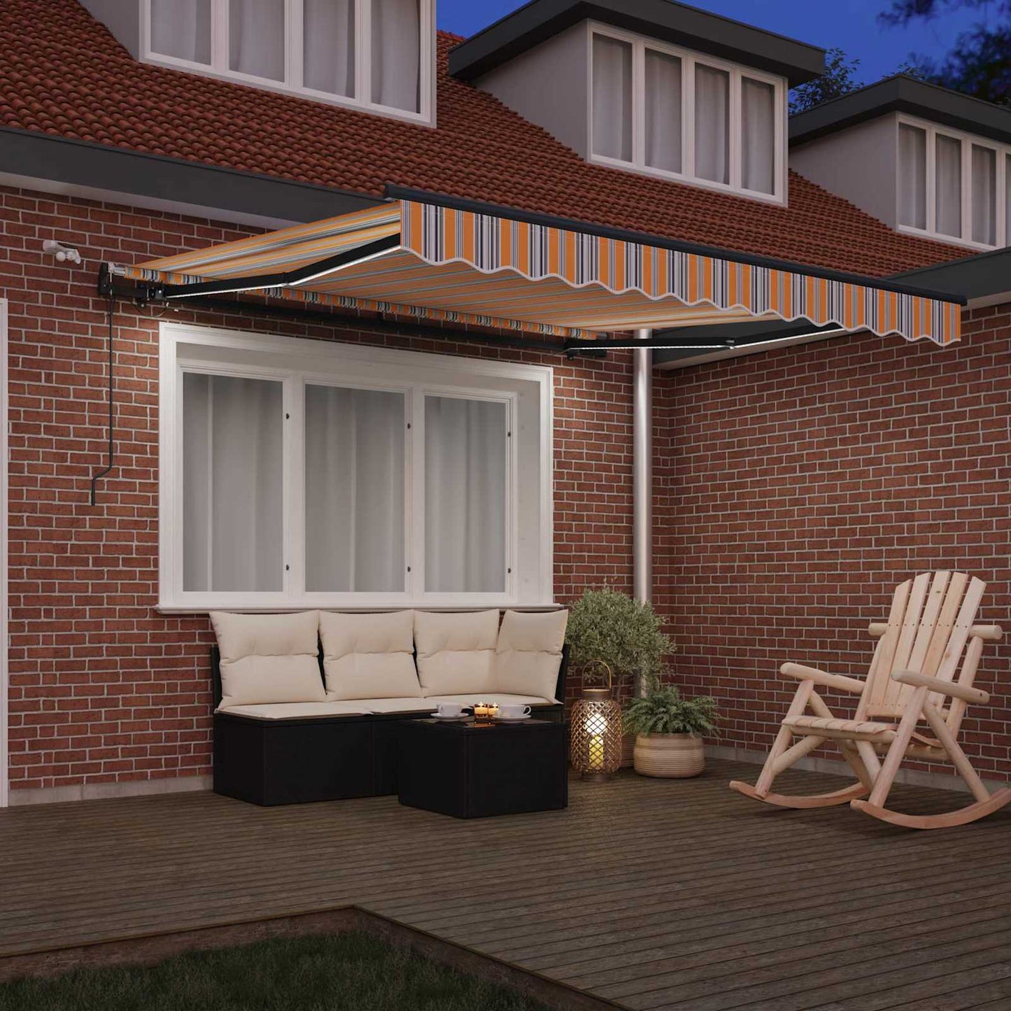 Tessuto per Tenda con Multicolore 350 x 250 cm Poliestere