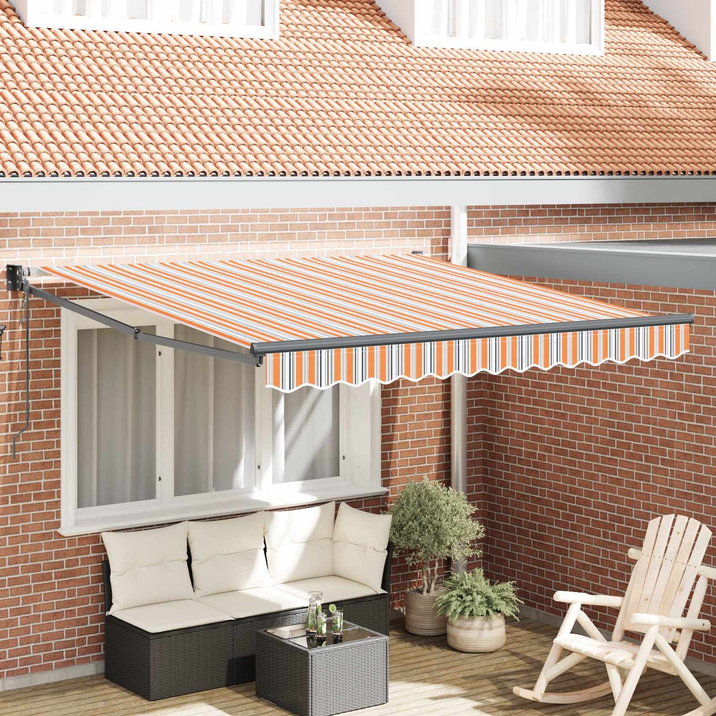Tenda Retrattile Multicolore 350 x 250 cm
