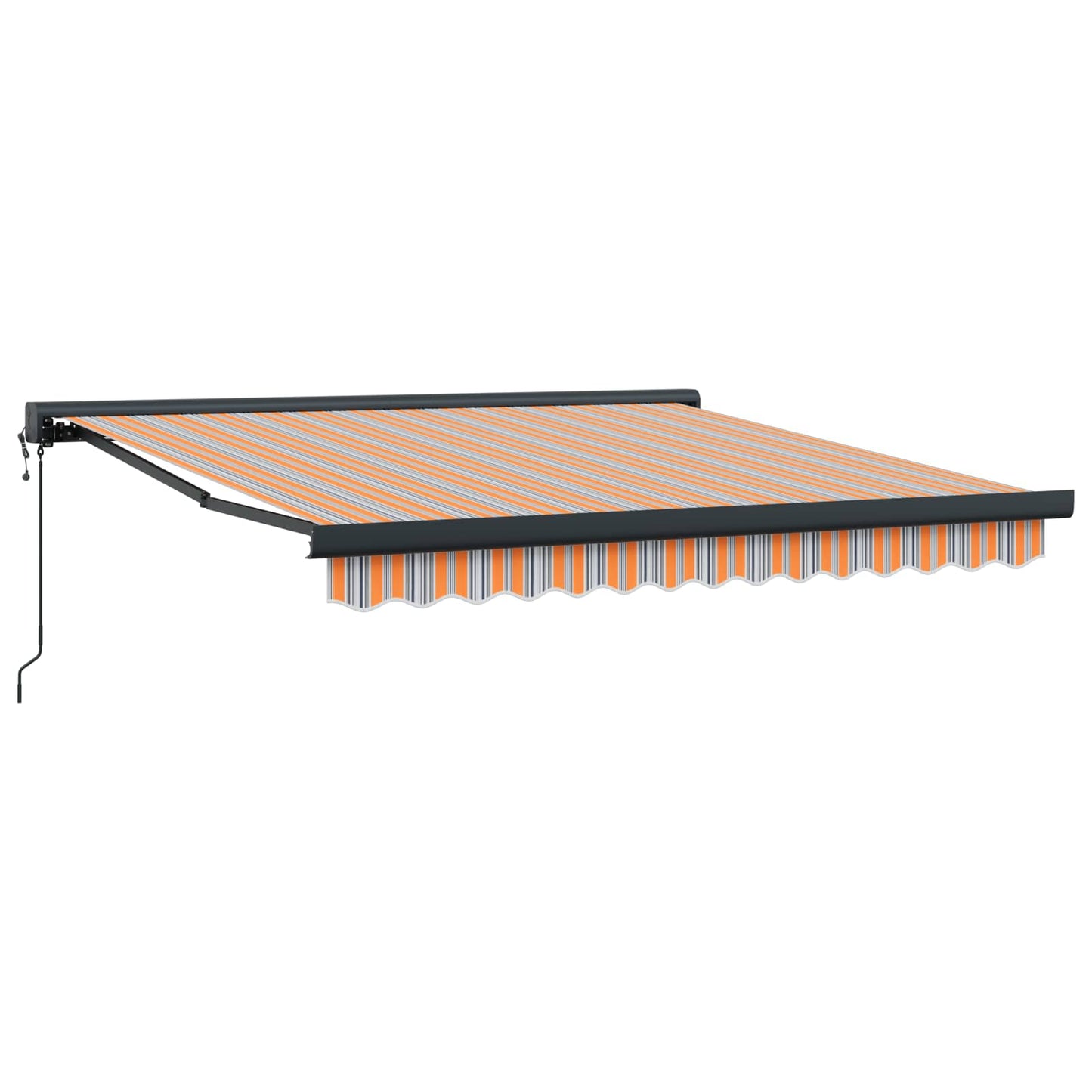 Tenda da Sole Multicolore 350 x 250 cm Poliestere e Alluminio