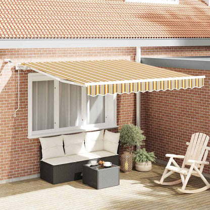 Tenda Retrattile Multicolore 350 x 250 cm Poliestere e Metallo