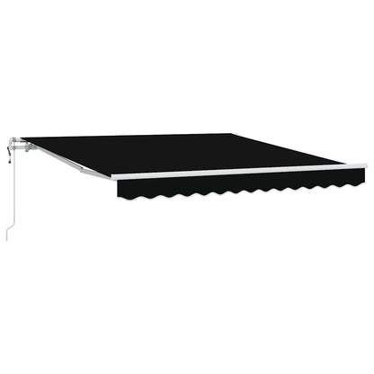 Tettuccio Elettrico Retrattile Nero 350 x 250 cm