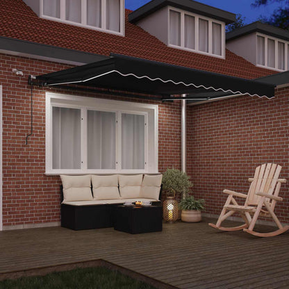 Tessuto per Tenda con Nero 350 x 250 cm Poliestere