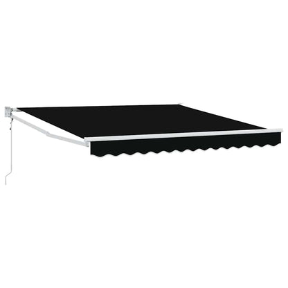 Tenda Retrattile Nero 350 x 250 cm Tessuto