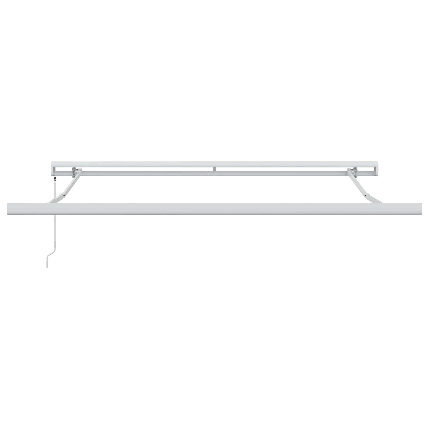 Tenda Retrattile Nero 350 x 250 cm Tessuto e Metallo