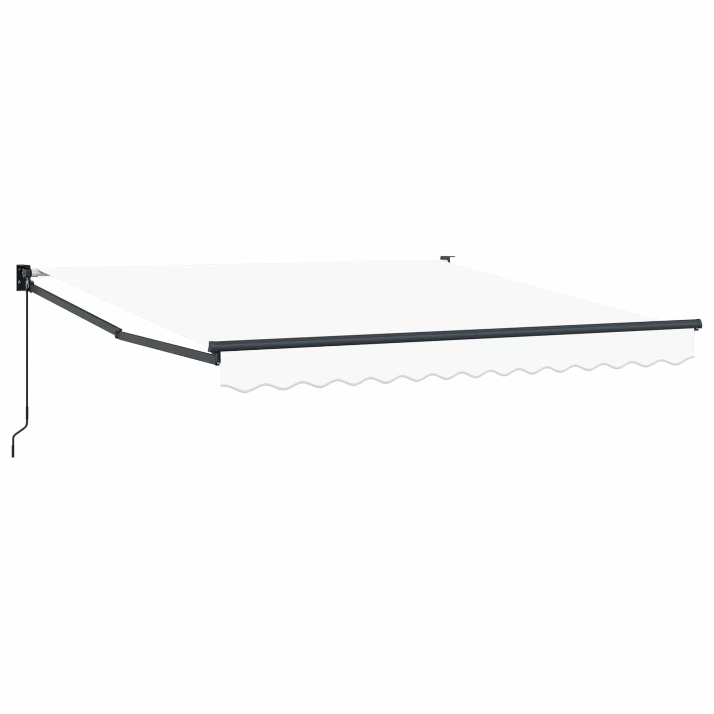 Tenda retrattile manuale Bianco 350 x 250 cm