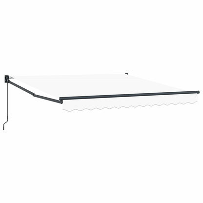 Tenda retrattile manuale Bianco 350 x 250 cm