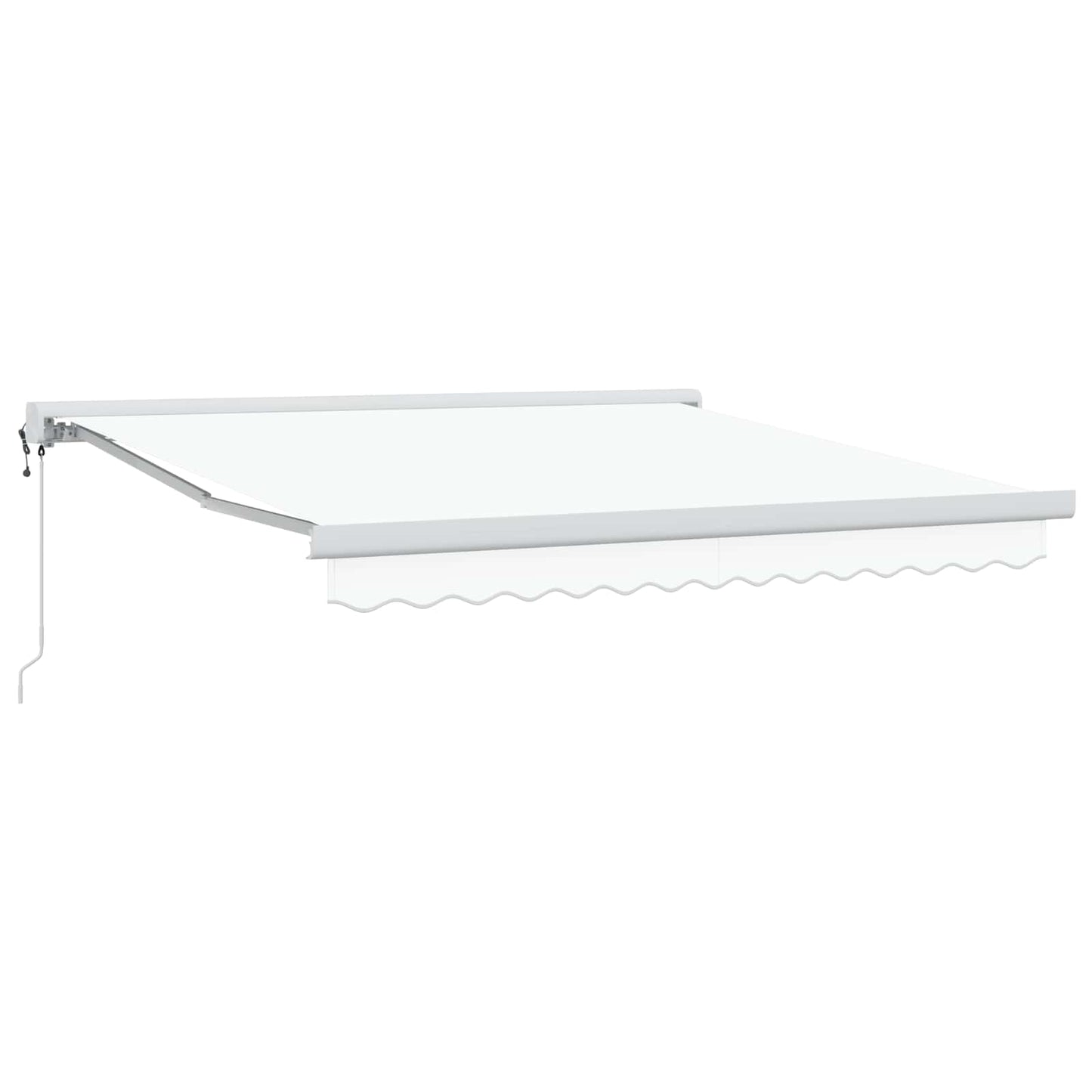 Tenda da Sole Bianco 350 x 250 x 165 cm Poliestere e Alluminio