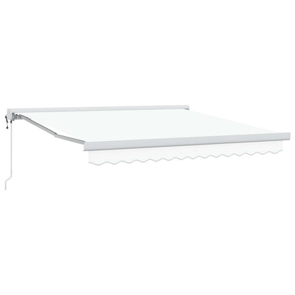 Tenda da Sole Bianco 350 x 250 x 165 cm Poliestere e Alluminio