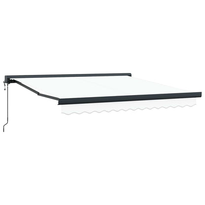Tenda da Sole Bianco 350 x 250 x 165 cm Poliestere e Alluminio