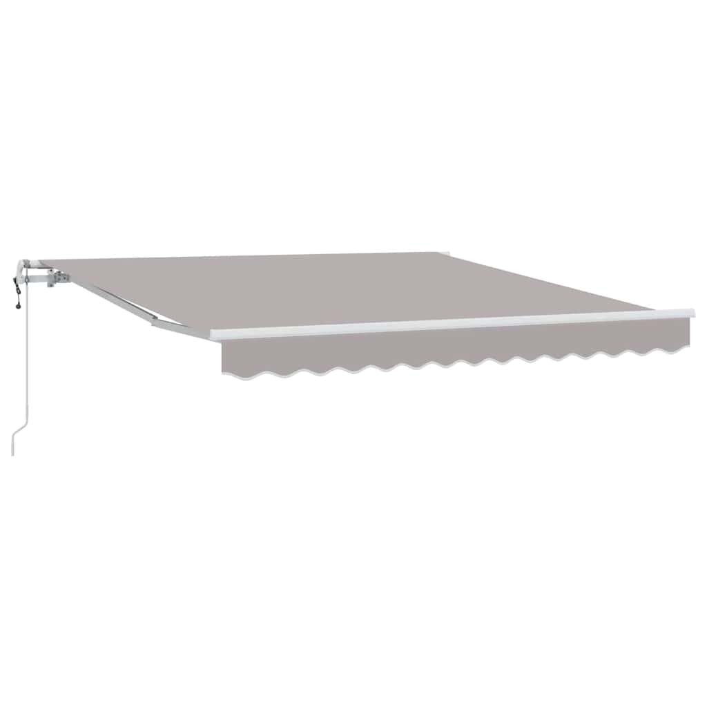 Tettuccio Elettrico Retrattile Grigio chiaro 350 x 250 cm