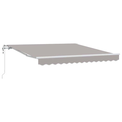Tettuccio Elettrico Retrattile Grigio chiaro 350 x 250 cm