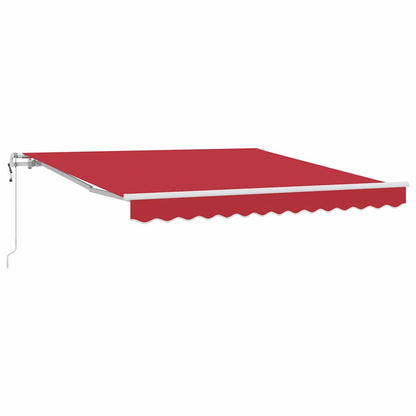 Tettuccio Elettrico Retrattile Rosso 350 x 250 cm