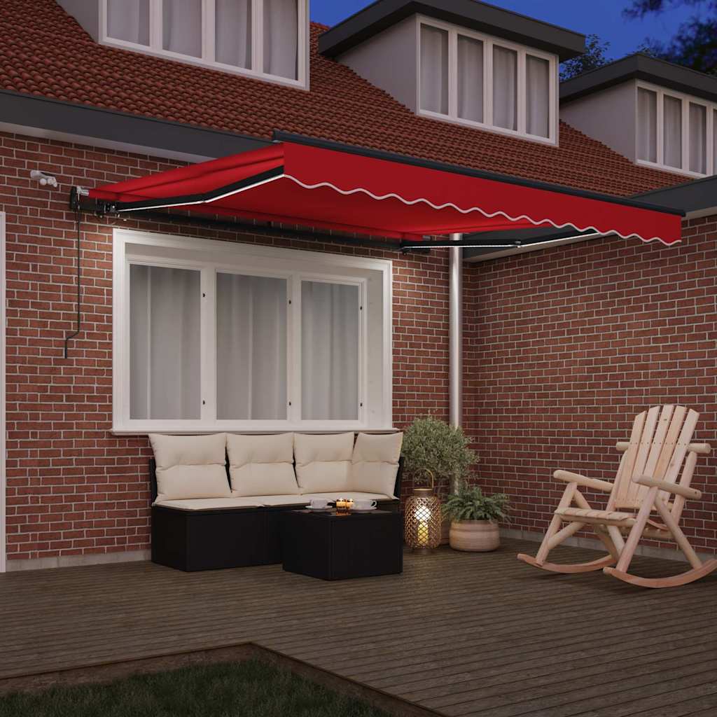 Tessuto per Tenda con Rosso 350 x 250 cm Poliestere