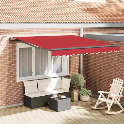 Tessuto per Tenda con Rosso 350 x 250 cm Poliestere
