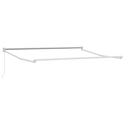 Tenda Retrattile Rosso 350 x 250 cm Poliestere e Alluminio
